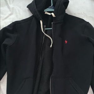 Ralph Lauren zip Sweater with hoodie